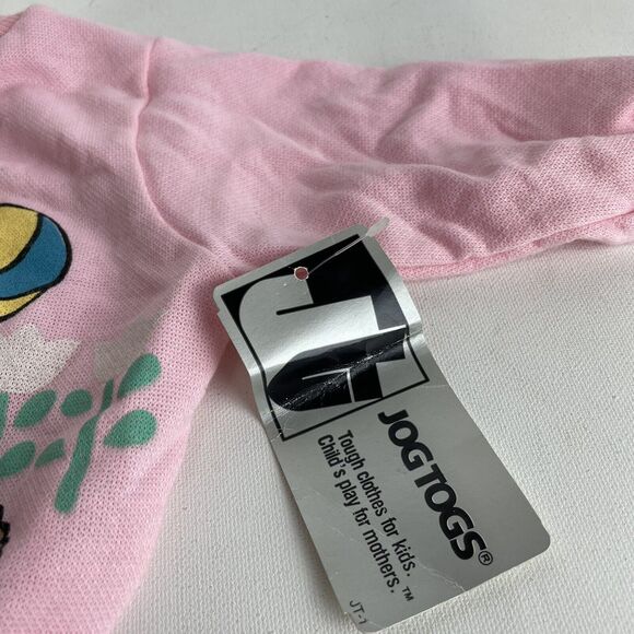 Vintage Jog Togs Pink Teddy Bear Sweatshirt Size 12 Months - Picture 6 of 6